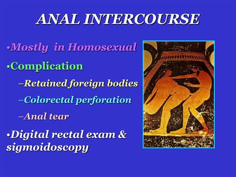 anal intercouse